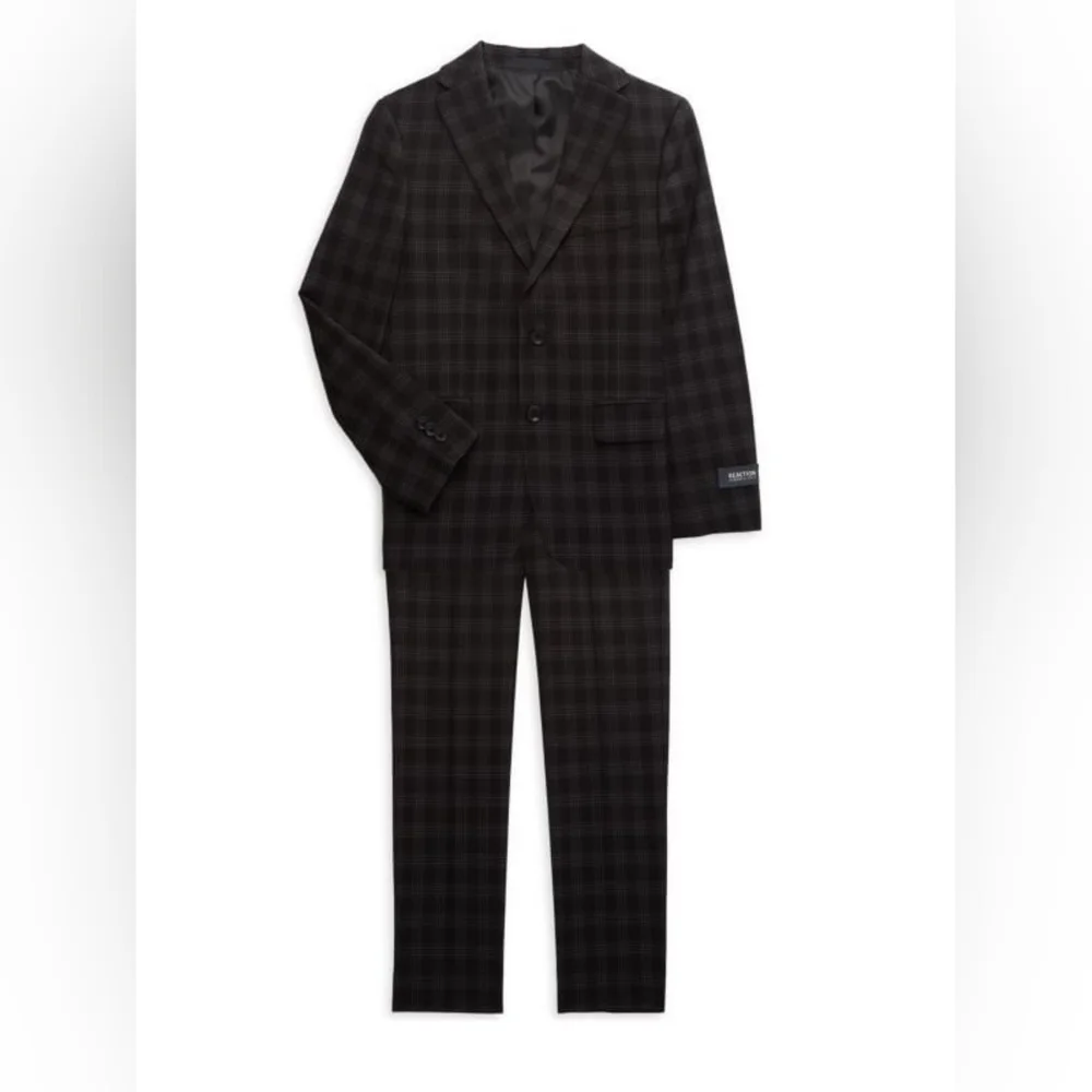 Kenneth Cole ReactionBig Boys 2-Piece Slim Fit Stretch Suit